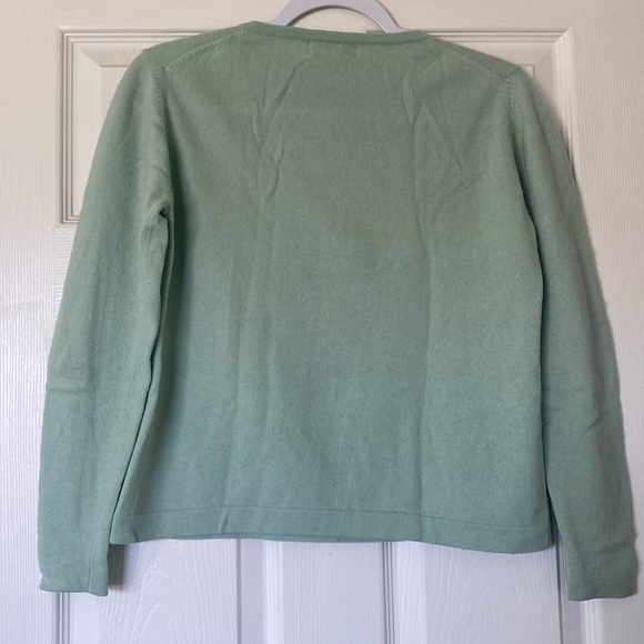 Vintage Bloomingdales Cashmere Mint Sweater Sutton Studio - Picture 5 of 7